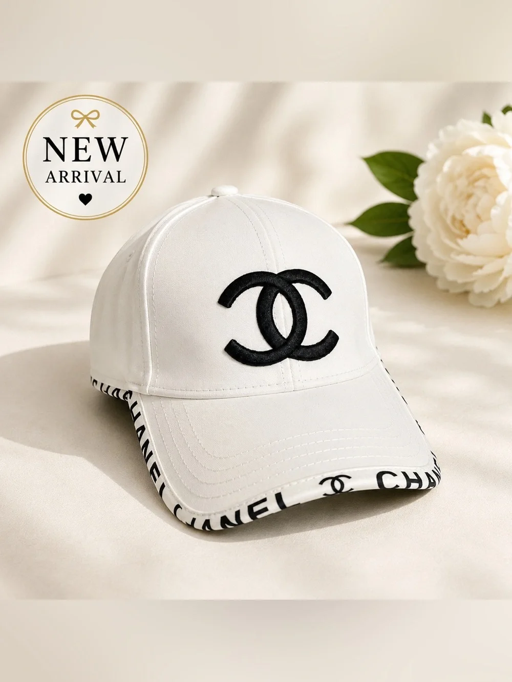 🧢 Women’s White Baseball Cap 🧢